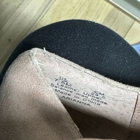 Bleecker & Bond Arianna Women 7.5M Beige Suede Studded Flats Loafers Shoes - Picture 10 of 11